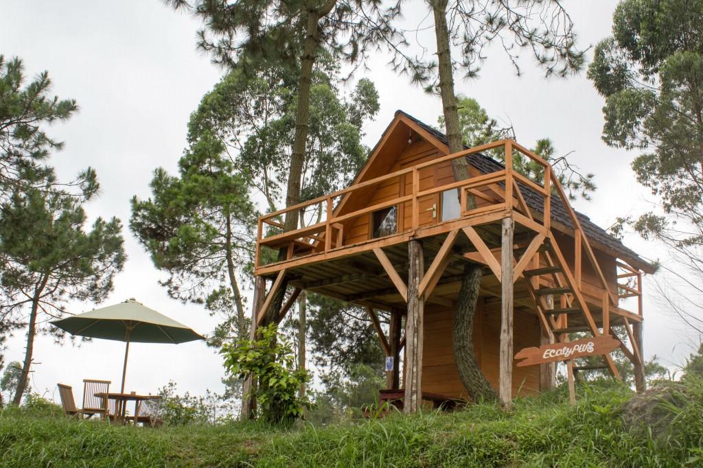 Papandayan Camping Ground Hotell Cileuleuy Eksteriør bilde