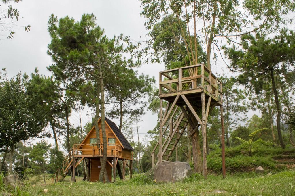 Papandayan Camping Ground Hotell Cileuleuy Eksteriør bilde