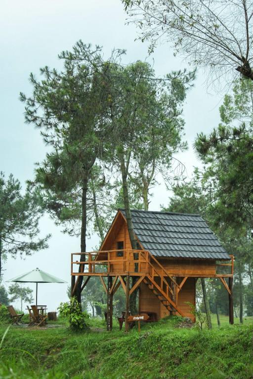 Papandayan Camping Ground Hotell Cileuleuy Eksteriør bilde
